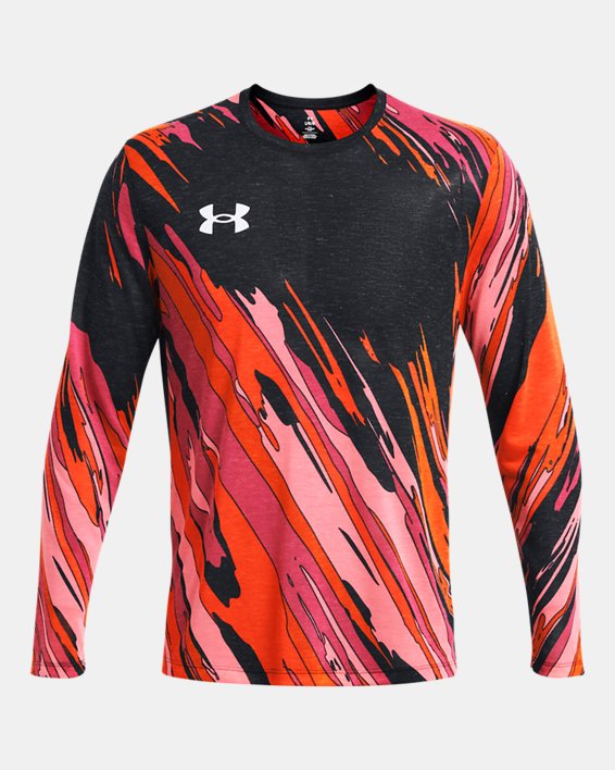 Men's UA Pro Runner Long Sleeve, Black, pdpMainDesktop image number 2